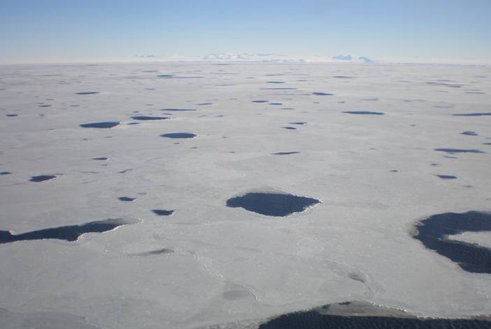 consolidated sea ice