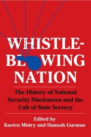 Whistleblowing Nation: The History of National Security Disclosures and the Cult of State Secrecy, edited by Kaeten Mistry and Hannah Gurman